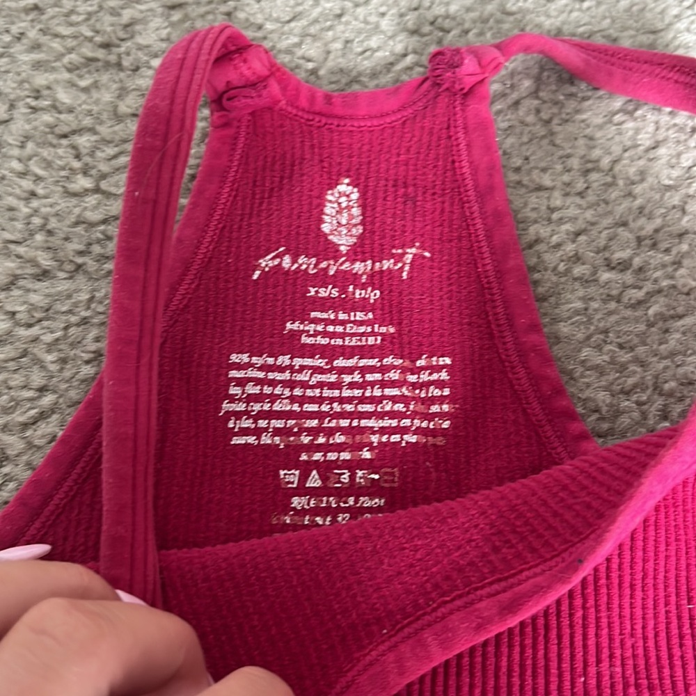 free people tank top, amazing condition worn probably once! size xs/s - Picture 2 of 3